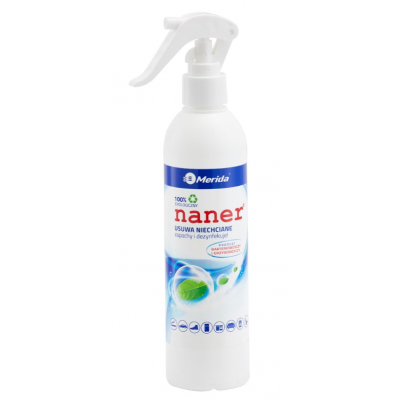 Neutralizator zapachów NANER - butelka ze spryskiwaczem 250 ml